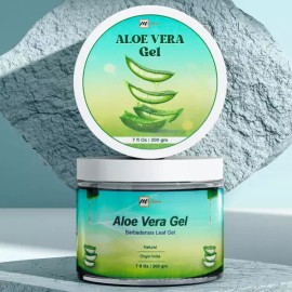 mGanna 퓨어 알로에 베라 젤 7온스 / 200g 보습 스킨 및 헤어 케어용 mGanna Pure Aloe Vera Gel 7oz / 200g for Moisturizing Skin and Hair Care