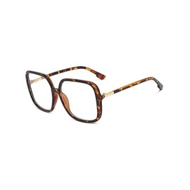 KAEOISFU Übergroße Quadratische Lesebrillefür Damen, Mode Blaulicht Blockierende Computer Lesebrille, groß Computerleser, Geeignet für Menschen mit großen Köpfen und großen Gesichtern