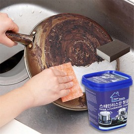 Xnchhou Xnchhou Multi-purpose Powerful Stainless Steel Cookware Cleaning Paste Household Kitchen Restaurant Cleaner Washing Pot Bottom Scale Black Scale Detergent Tools