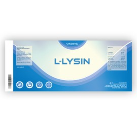 L-Lysin - 365 vegane Lysin Kapseln - hochdosiert mit 1000mg L-Lysine HCL (800mg L Lysin pro Tagesdosis) - Made in Germany - aus pflanzlicher Fermentation