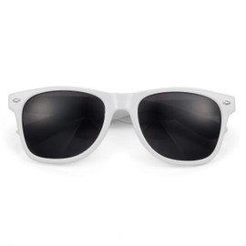 Underground Kulture White Drifter Style Sunglasses UV400 Unisex