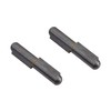 Gedotec Door Hinge for Welding Metal Welding Hinges 2-Piece for
