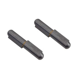 Gedotec Door Hinge for Welding Metal Welding Hinges 2-Piece for Metal Doors Weld-On Hinge Height: 100 mm Made in Germany Load Capacity 200 kg Pack of 2 Door Hinges for Gates and Machines