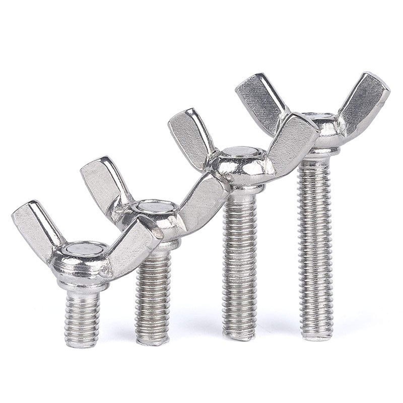 5 Pcs M8 304 Stainless Steel Wing Butterfly Screws Bolts