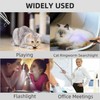 Cat Toys, Laser Pointer with 5 Adjustable Patterns, USB Recharge