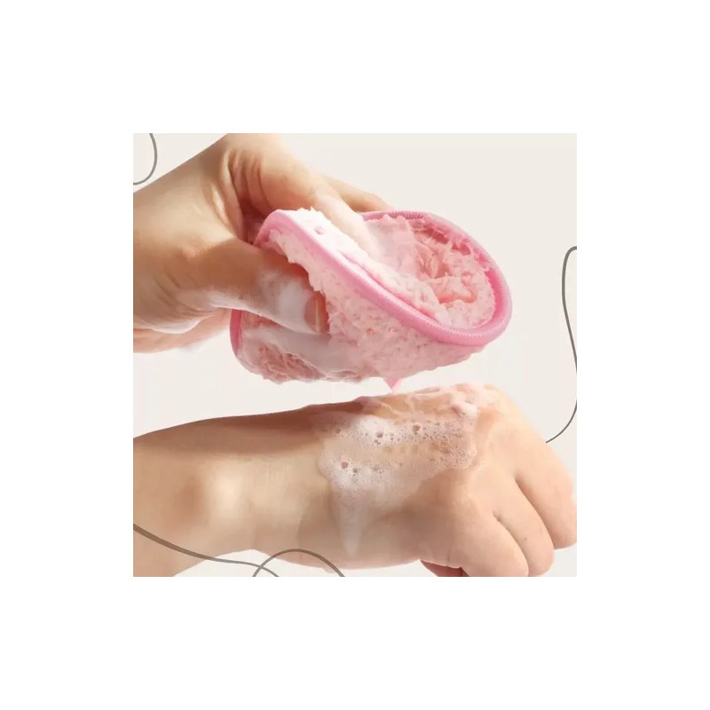 Esponja Limpieza Facial Almohadilla Desmaquillante Doble F