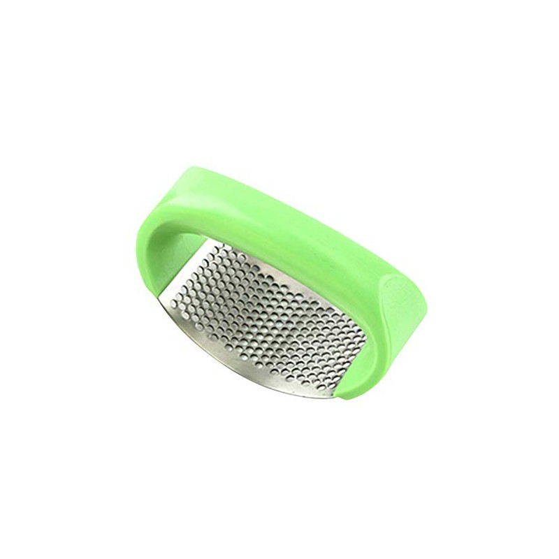 Premium Quality Stainless Steel Garlic Press Smasher - with Silicon
