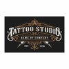 AMA SHOP Sticker Shaped rectangular tattoo studio persoanlizzabile mod.2 |Sticker