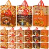 Sweetude 24 Pcs Thanksgiving Gift Bags with Handles 13 Inch