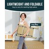 WOA WOA Step Ladder, 3 Step Foldable Step Stool with