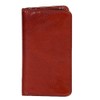 Scully Leather Pocket Weekly Planner Italian Leather 1008 Organizer,Cognac