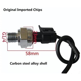 TECNOIOT 1pc Pressure Sensor Transmitter DC 5V G1 / 4 1.2 MPa Pressure Sensor 174 PSI