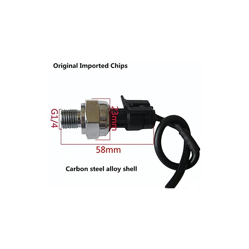 TECNOIOT 1pc Pressure Sensor Transmitter DC 5V G1 / 4
