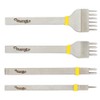 Weaver Leather Supply Diamond Stitching Chisel Set, 4mm, stainless steel for Leather Craft DIY