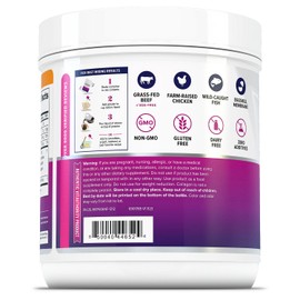 Multi Collagen Peptides Powder for Women - Hydrolyzed Unflavored Collagen Powder for Women with Types I II III V & X Plus Vitamin C & Hyaluronic Acid for Beautiful Hair Skin and Nails - 60 Servings