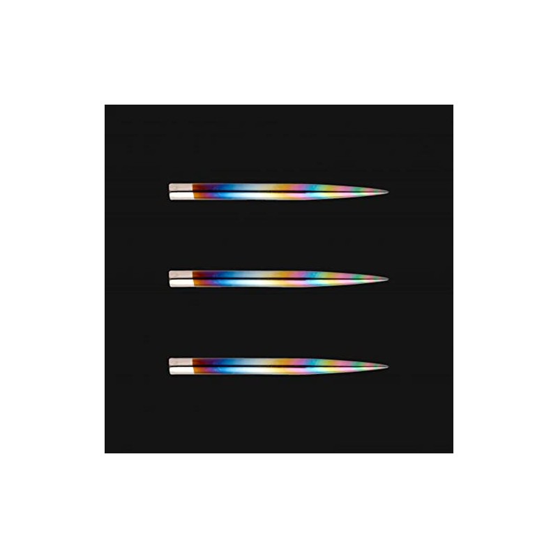 Winmau Rainbow Steeltip Dart Points - 1 set per pack