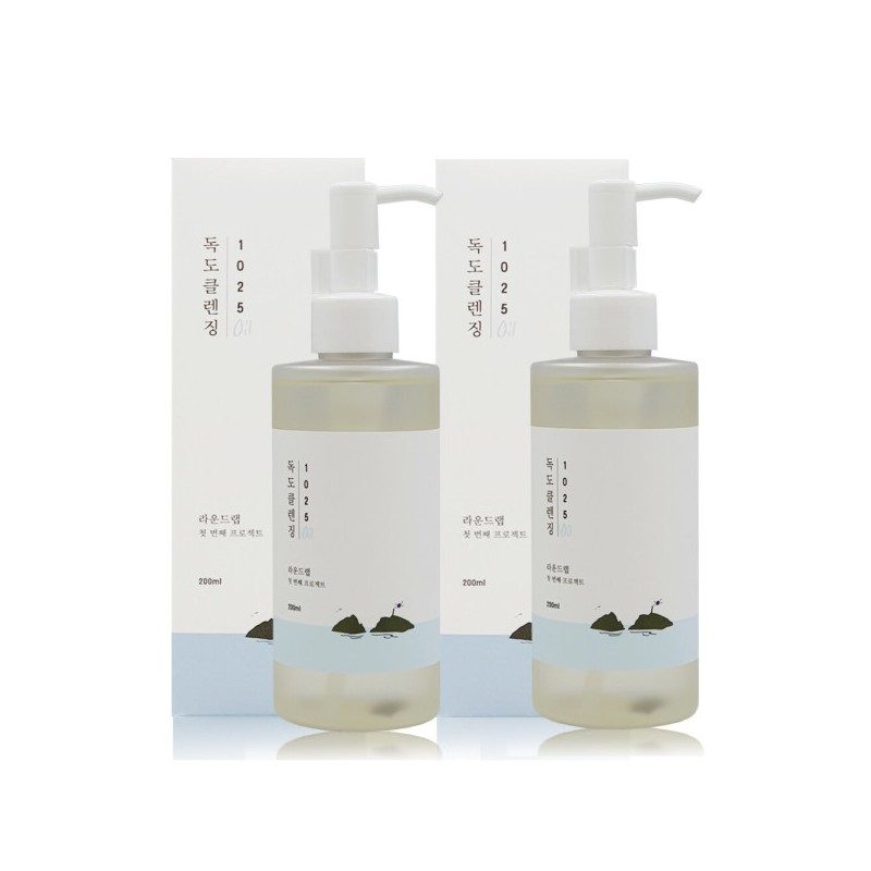 Round Lab 1025 Dokdo Cleansing Oil 200ml+200ml / 라운드랩 1025