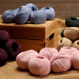 100% Baby Alpaca Yarn Wool Set of 3 Skeins (150 Grams) DK Weight - Made in Peru - Heavenly Soft and Perfect for Knitting and Crocheting (Charcoal Gray, DK)