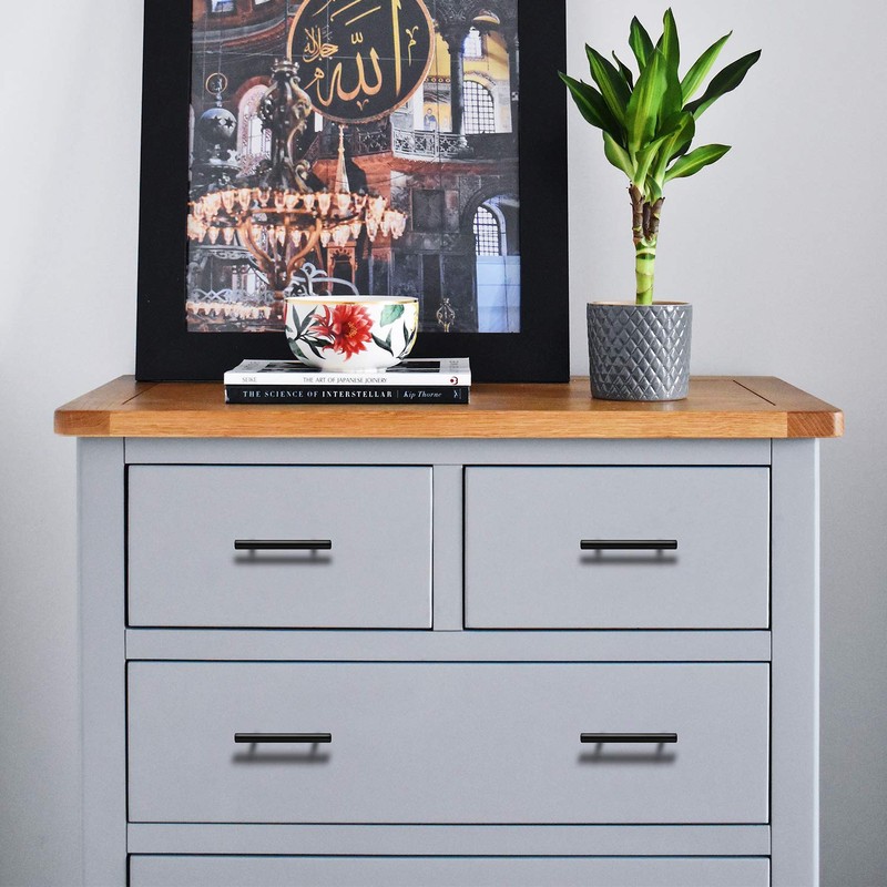 Ravinte 30 Pack 3-3/4 Inch Hole Center Cabinet Pulls Matte