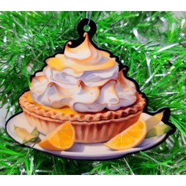 Lemon Meringue Pie Christmas Ornament