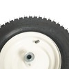 SCENIC ROAD Wheelbarrow Replacement Tire, 16" Wheel with Bearing and