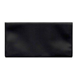 Easy Read Register Vinyl Checkbook Cover for Top Tear Personal Checks (Pack of 5 - Black, Blue, Green, Gray, Maroon)