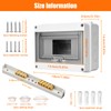 Waterproof Electrical Distribution Box, Dustproof Rainproof Junction Box, Ip65 8
