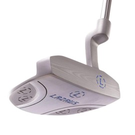 LAZRUS Premium Golf Putter for Men and Women with Head Cover - Easy Alignment and Ball Control for Better Putting - Right and Left Handed Golf Club Mallet Putter (Silver, Mallet, Left)