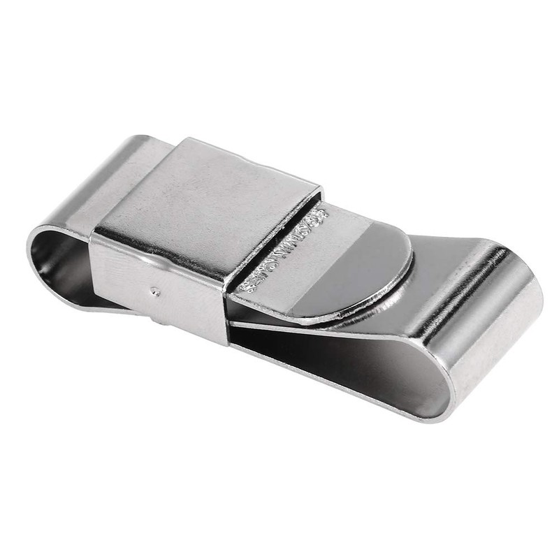 Stainless Steel Cue Chalk Clip Snooker Billiards Chalk Holder Pool