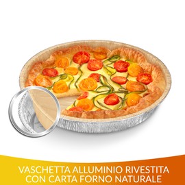 Cuki Aluminium Trays Paired with Natural Oven 2 in 1 8 Servings Round [TCA10G] - 6 Packs of 2