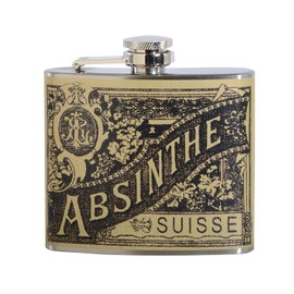 Absinthe 5 oz. Stainless Steel Flask