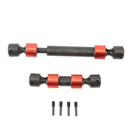 RC Center Drive Shaft Splined Universal Steel CVD Driveshaft for Traxxas REVO 3.3 for Summit E REVO 2.0 Red