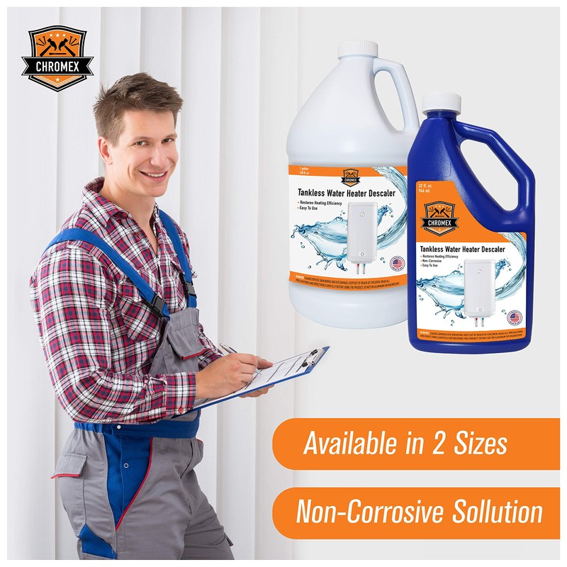 Chromex Tankless Water Heater Descaling Solution | Highly Effective Descaler