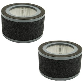 Flintar FLT4200 H13 True HEPA Replacement L Filter, Compatible with GermGuardian Air Purifier Models AC4200 and AC4200W, Filter Size L, Part Number FLT4200, 2-Pack