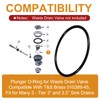 Plunger O-Ring Gasket Compatible with T&S Brass 010389-45, Twist Waste