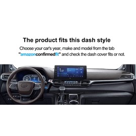 Fcovergurus Dash Cover Mat Custom Fit for Toyota Sienna 2021-2023, Dashboard Cover Pad Carpet Protector (Darkgray) F152