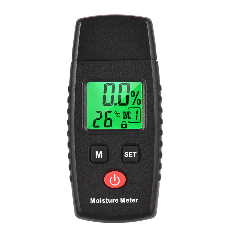 Mini Digital Wood Moisture Meter, Moisture Reader for Firewood, Small