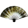 Mai Fan, 1306 Black Lacquer, 9.0 inches (5 minutes), Includes
