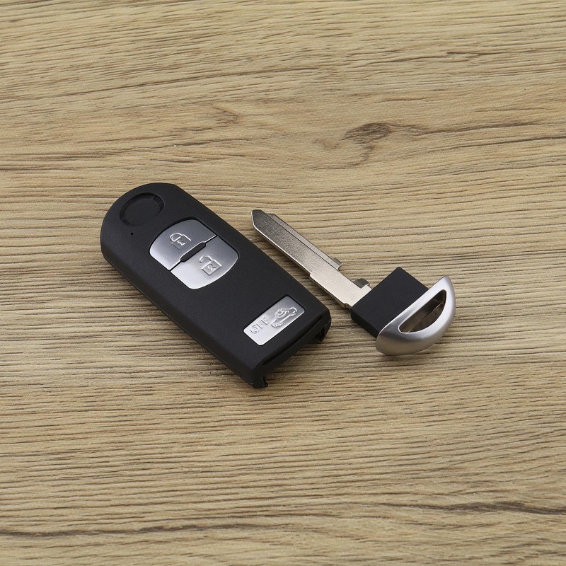 SG Store 3-Button Car Key Housing Replacement Compatible with Mazda