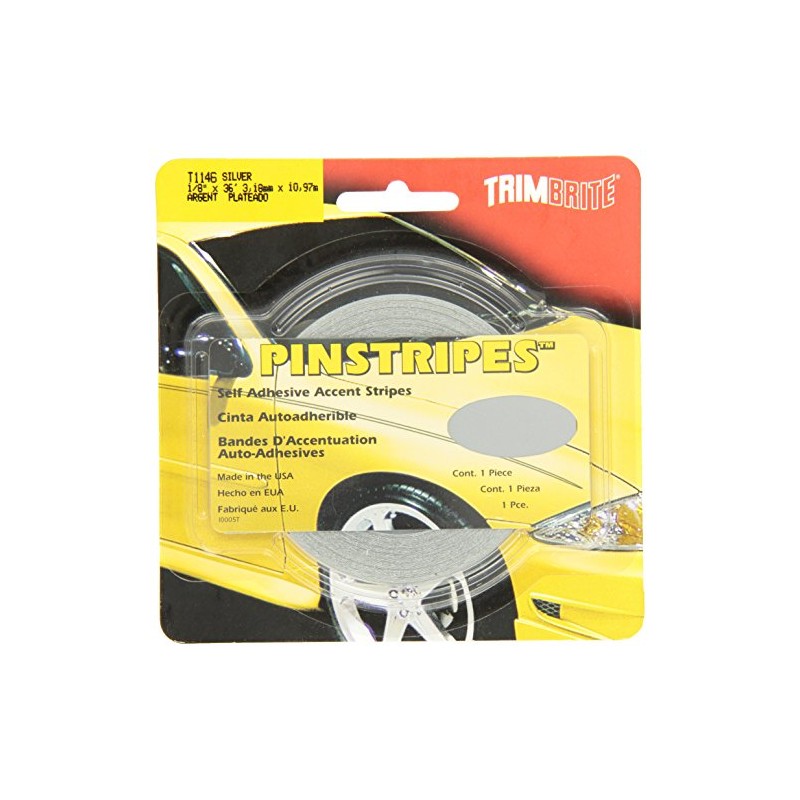 TRIMBRITE T1146 1/8 Pinstripe Silver