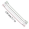 8Pcs Metal Clip R Pin Rod with Steel Anti-Lost Rope