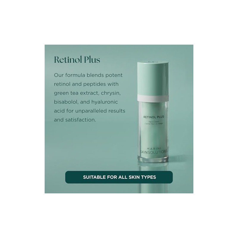 Marini SkinSolutions Retinol Plus - Crema Facial Antiedad con Extracto