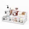 KLM Wood 2-Tier Liquor Bottle Display Shelf, Bar Counter Organizer