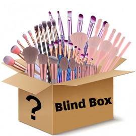 BS-MALL - Brochas de maquillaje, herramientas de maquillaje, caja de belleza, caja ciega, como brochas de maquillaje, bolsa de maquillaje, esponja,...