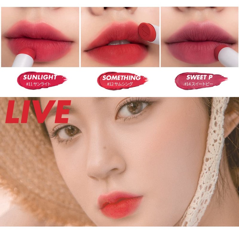rom&nd Zero Matte Lipstick #16 Dazzle Red (Korean Cosmetics) 16