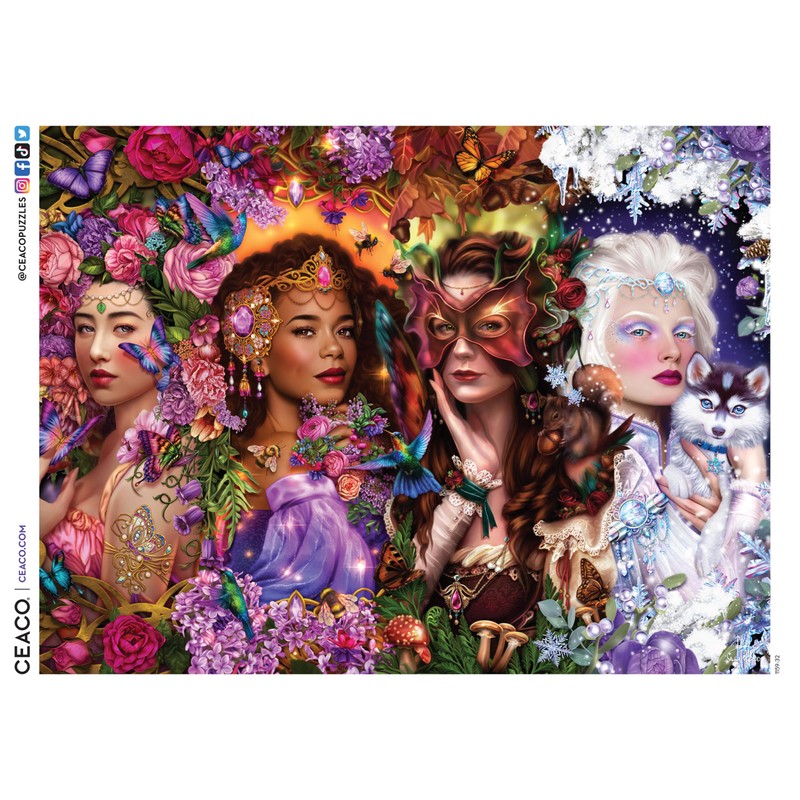 Ceaco - Glitter - Fairy Queens - 750 Piece Jigsaw