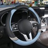Binsheo Cute Steering Wheel Cover for Women Men Leather Universal