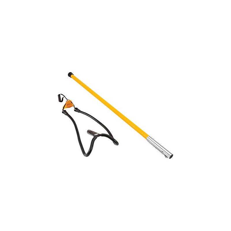 Notch SET1026 Big Shot Head with 8 ft. Pole, Black/Yellow