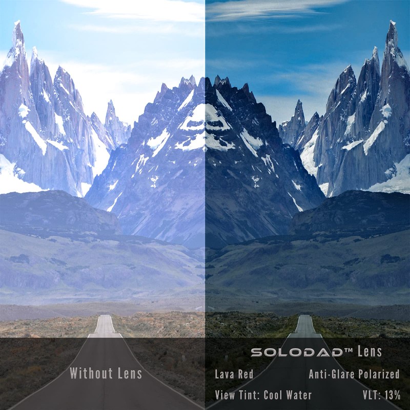 SOLODAD Replacement Lenses for Oakley Gascan OO9014 Sunglasses Polarized-Lava Red