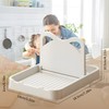 TORMEN Spoon Rest with Pot Lid Foldable Kitchen Tool Rest